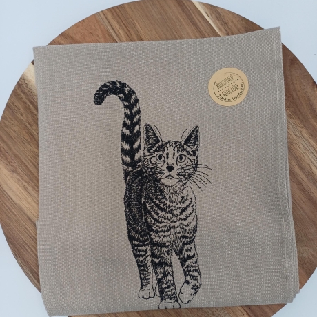 Geschirrtuch Küchenhandtuch Katze