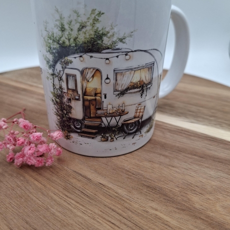 Kaffeetasse Tasse Wohnwagen Camping