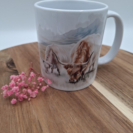 Kaffeetasse Tasse Kuh Schottisches Hochlandrind