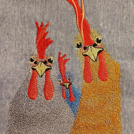 Handtücher, Küchenhandtücher Laufente Hühner Enten Huhn