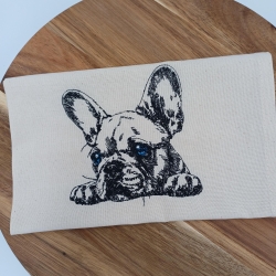 Küchenhandtuch Geschirrtuch Französische Bulldogge Hund