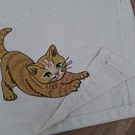 Küchenhandtuch Geschirrtuch Katze