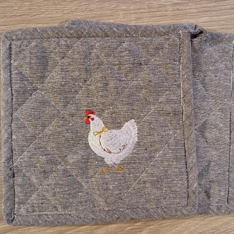 Topflappen Hühner Huhn