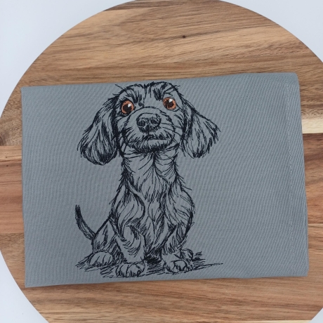 Küchenhandtuch Geschirrtuch Dackel Hund