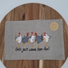 Küchenhandtuch Geschirrtuch Huhn Hühner