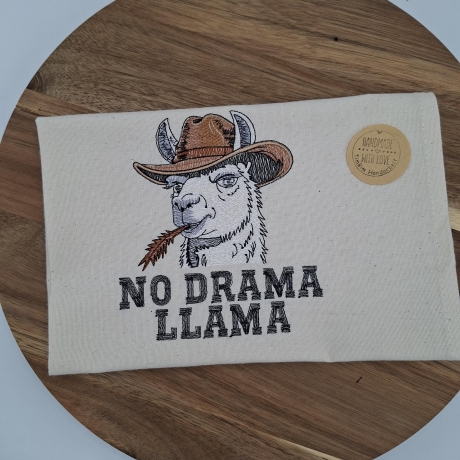 Küchenhandtuch Geschirrtuch Lama