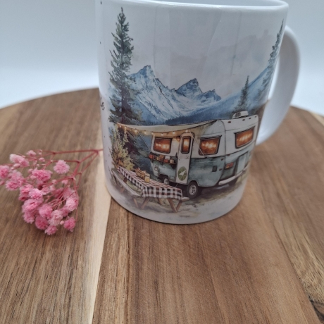Kaffeetasse Tasse Wohnwagen Camping