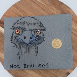 Küchenhandtuch Geschirrtuch Emu Vogel