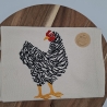 Küchenhandtuch Geschirrtuch Huhn Hahn