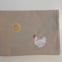 Küchenhandtuch, Geschirrtuch Huhn