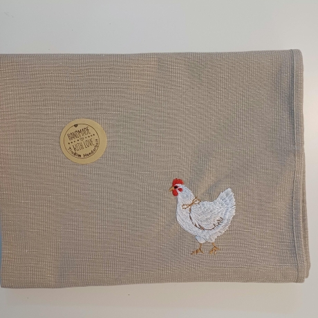 Küchenhandtuch, Geschirrtuch Huhn