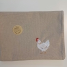 Küchenhandtuch, Geschirrtuch Huhn