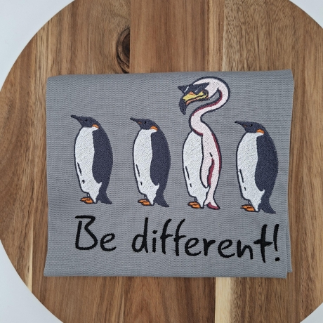 Küchenhandtuch Geschirrtuch Flamingo Pinguin