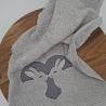 Gästehandtuch Hase Herz