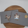 Küchenhandtuch Geschirrtuch Hühner Huhn Hahn