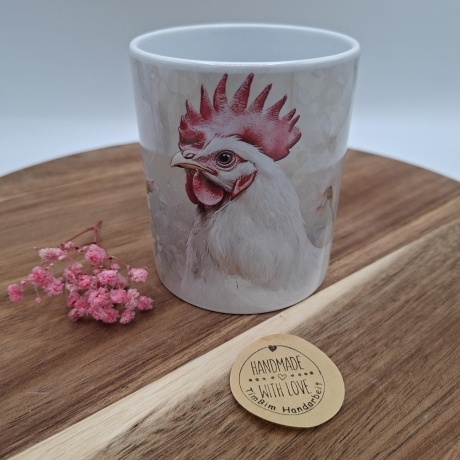 Kaffeetasse Tasse Hühner Landhaus