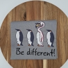 Küchenhandtuch Geschirrtuch Flamingo Pinguin