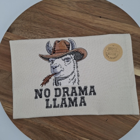 Küchenhandtuch Geschirrtuch Lama