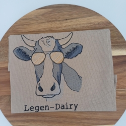 Küchenhandtuch Geschirrtuch Kuh Cool