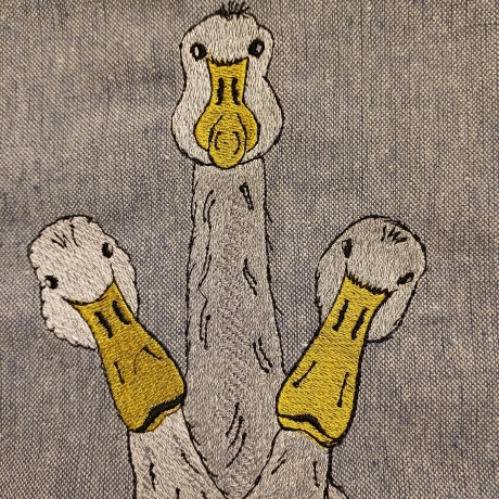Handtücher, Küchenhandtücher Laufente Hühner Enten Huhn