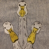 Handtücher, Küchenhandtücher Laufente Hühner Enten Huhn