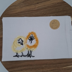Küchenhandtuch Geschirrtuch Küken Hühner