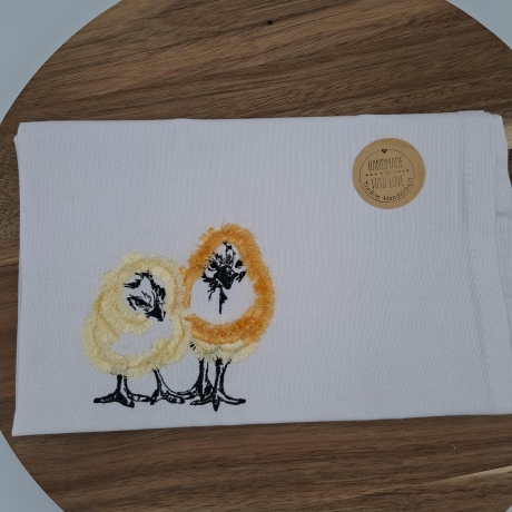 Küchenhandtuch Geschirrtuch Küken Hühner