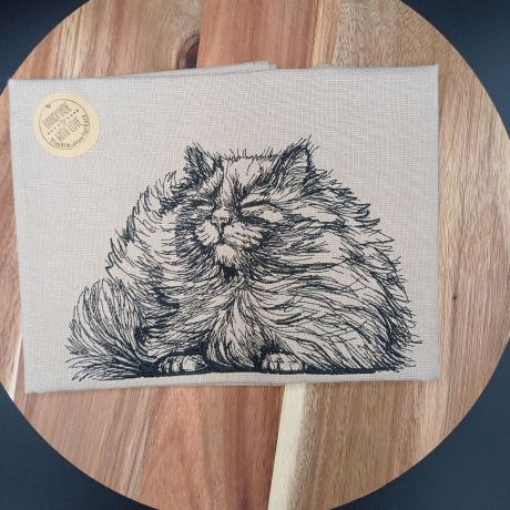 Küchenhandtuch Geschirrtuch Katze