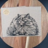 Küchenhandtuch Geschirrtuch Katze