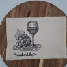 Küchenhandtuch Geschirrtuch Wein Trauben