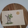 Küchenhandtuch Geschirrtuch Hase Kleeblatt