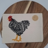 Küchenhandtuch Geschirrtuch Huhn Hahn