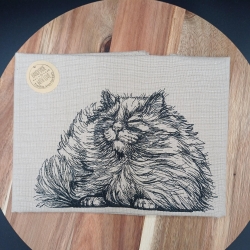 Küchenhandtuch Geschirrtuch Katze