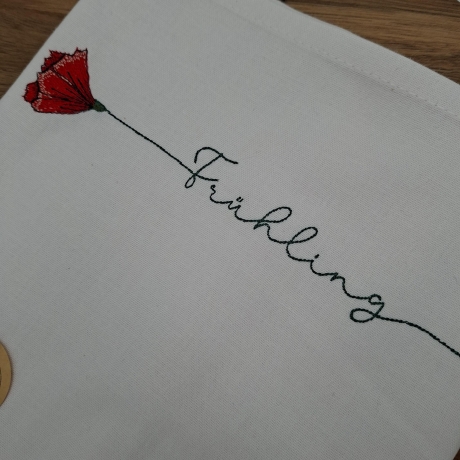Küchenhandtuch Geschirrtuch Mohnblume Frühling
