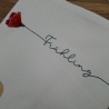 Küchenhandtuch Geschirrtuch Mohnblume Frühling