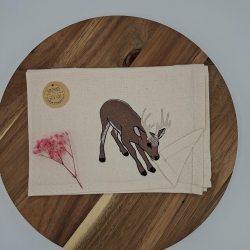 Küchenhandtuch Geschirrtuch Hirsch