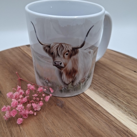Kaffeetasse Tasse Kuh Schottisches Hochlandrind