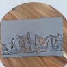 Küchenhandtuch Geschirrtuch Katzen