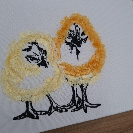 Küchenhandtuch Geschirrtuch Küken Hühner