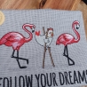 Küchenhandtuch Geschirrtuch Huhn Flamingo Kuh Bauernhof