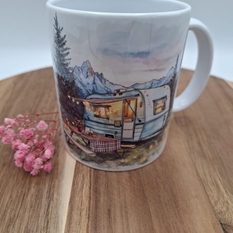 Kaffeetasse Tasse Wohnwagen Camping