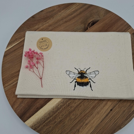 Küchenhandtuch Geschirrtuch Hummel