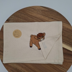 Küchenhandtuch Geschirrtuch Kuh Schottisches Hochlandrind