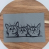 Küchenhandtuch Geschirrtuch Katzen