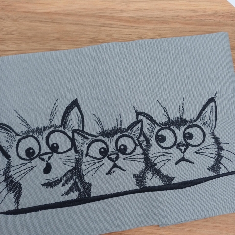 Küchenhandtuch Geschirrtuch Katzen