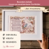 Geschenk Karte Urkunde Konfirmation, Zeichnung mit humorvollem Gedicht, A4 Bild-Präsent