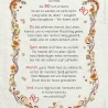 Geschenk Karte Urkunde 80. Geburtstag, Zeichnung mit humorvollem Gedicht, A4 Bild-Präsent