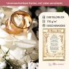 Geschenk Karte Urkunde Goldene Hochzeit, Zeichnung mit humorvollem Gedicht, A4 Bild-Präsent