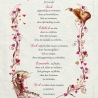 Geschenk Urkunde Liebe bedeutet, Zeichnung mit humorvollem Gedicht, Bild-Präsent für den Partner, persönlich durch Wunschtext