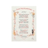 Geschenk Urkunde Hochzeitstag, Zeichnung mit humorvollem Gedicht, Bild-Präsent für das Paar, persönlich durch Wunschtext